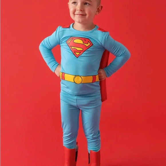 Superman Cape Shirt and Pant Set - Picture 5 of 5
